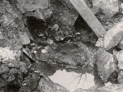 The man&#39;s remains were found in 1938 in a well by Sverresborg Castle, near the modern-day city of Trondheim.