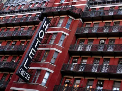 The Hotel Chelsea&#39;s neon sign was installed in 1949.