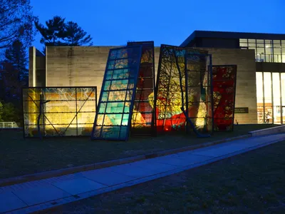 The Princeton University Art Museum is one of the many prominent institutions tied to Almagi&agrave;, who graduated from the university in 1973.

