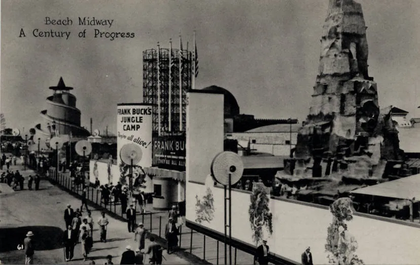 Frank Buck's Jungle Camp at the 1933-1934 Chicago World's Fair