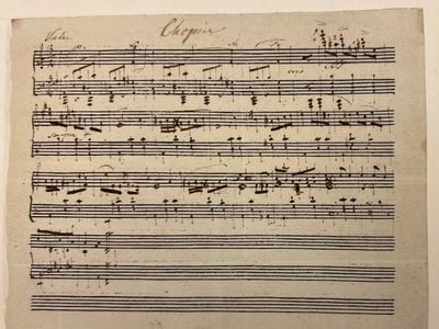 Experts have found that the manuscript&#39;s paper and ink are consistent with the materials Chopin was using at the time.