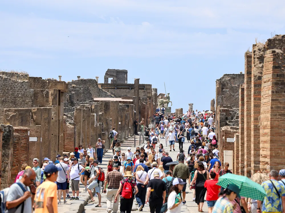 Pompeii Tourists