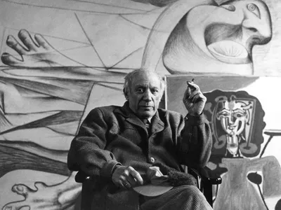 Pablo Picasso was a frequent visitor on the island of Capri, where the painting was discovered.