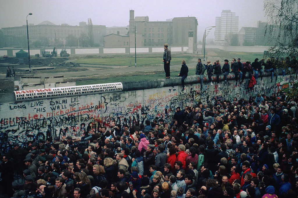 Berlin Wall on November 9, 1989