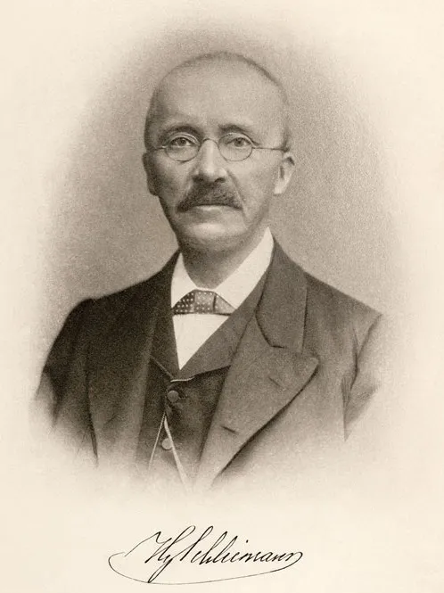 Archaeologist Heinrich Schliemann