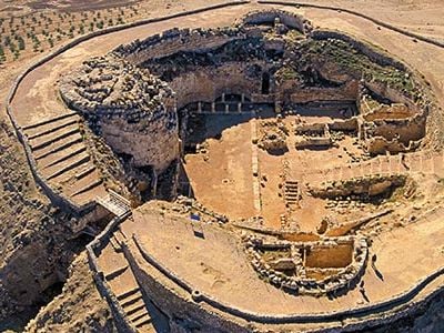 Herod built an elaborate palace fortress on the 300-foot mountain, Herodium, to commemorate his victory in a crucial battle.