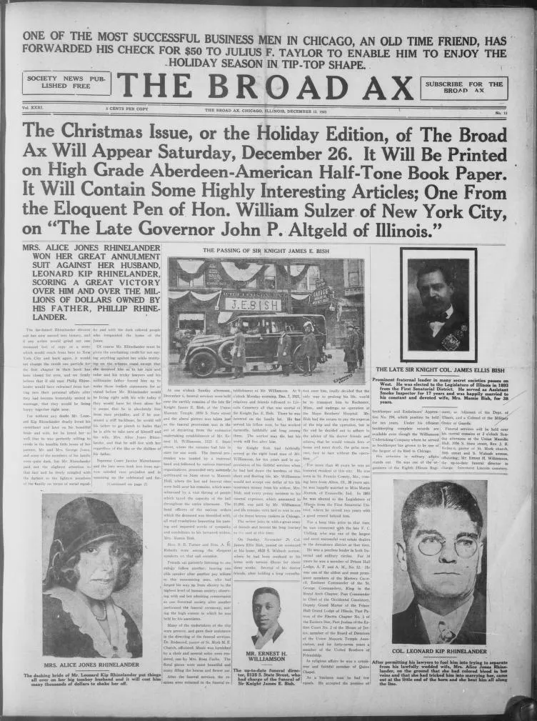 A newspaper article about the case, featuring photos of Alice and Leonard