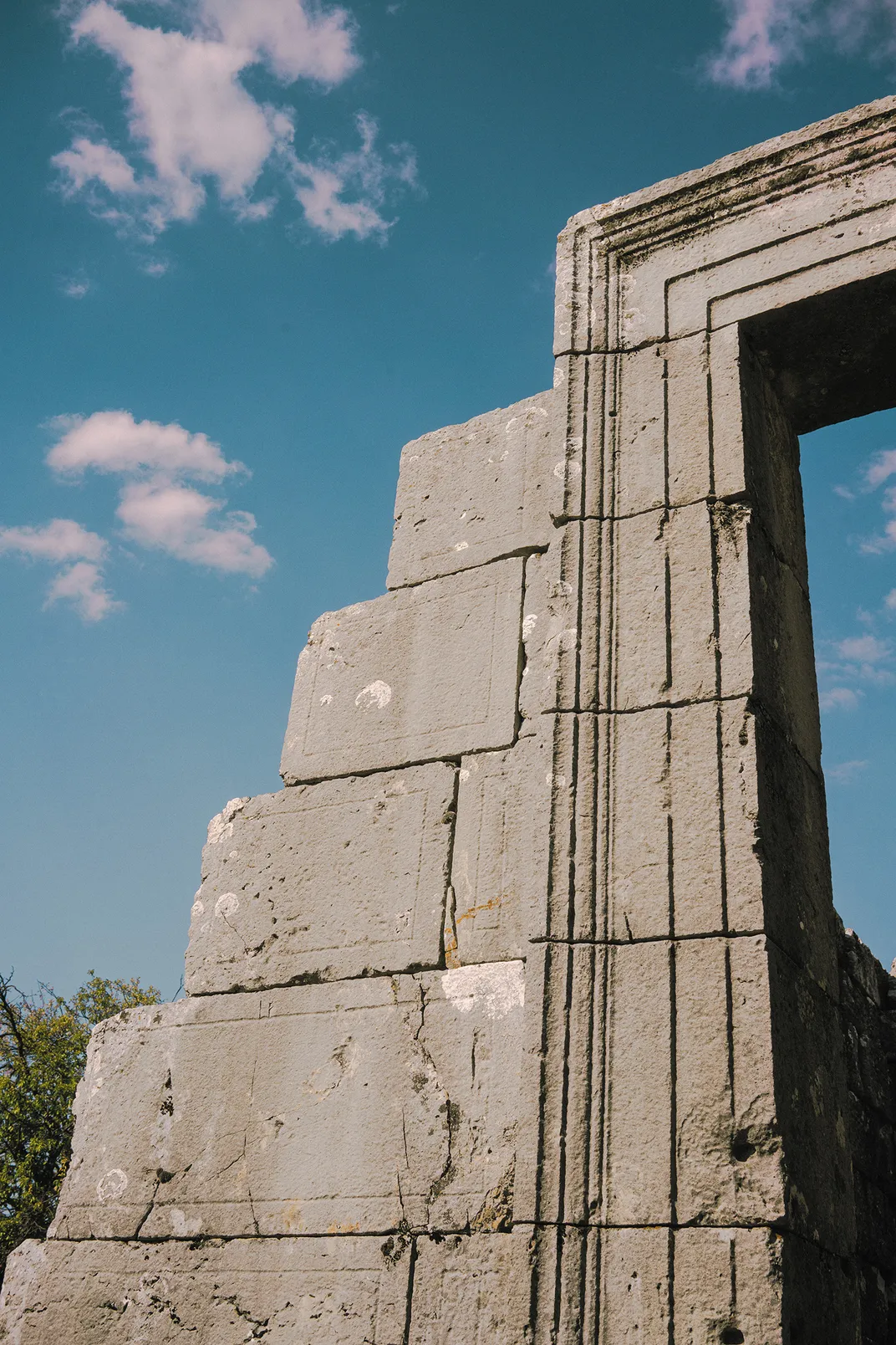 A ruined temple in Adada