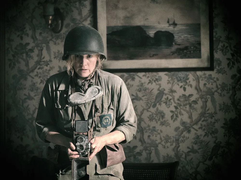 Kate Winslet as Lee Miller in Lee, a new film directed by Ellen Kuras