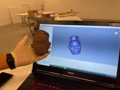 As part of the study, researchers created a 3D replica of the ancient mug.