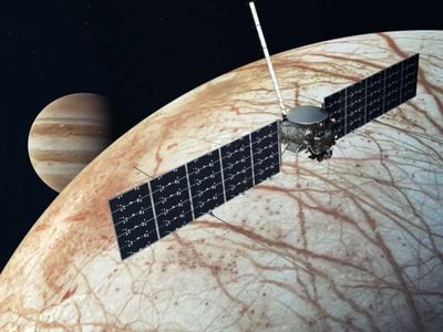 An artist&rsquo;s depiction of NASA&rsquo;s Europa Clipper spacecraft