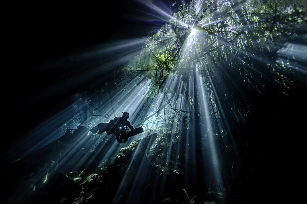 Divers in Mexico's Underwater Caves Get a Glimpse of Rarely Seen Artifacts, Fossils and Human Remains