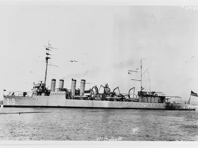 Japanese forces sank the USS Edsall&nbsp;on March 1, 1942, in the Indian Ocean.