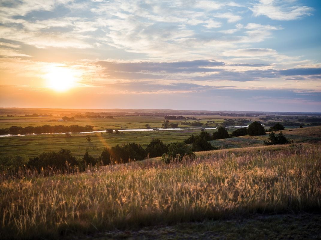 The Blue Water valley viewed from Ash Hollow State Historical Park. The park’s visitor center may store the artifacts should they be returned.