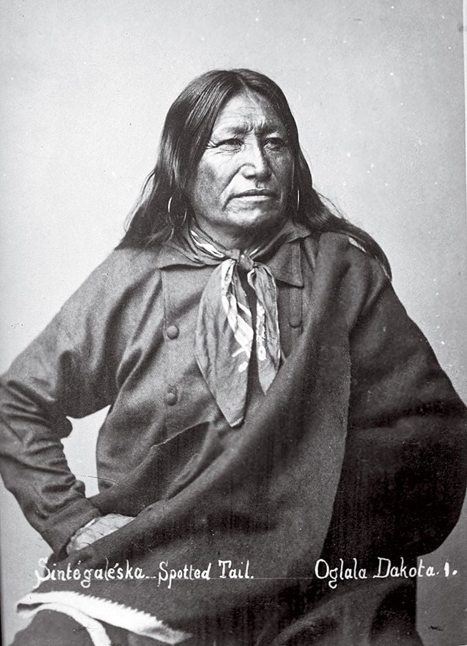 inThe Lakota leader Spotted Tail, photographed in the 1880s. A renowned warrior hailed for his heroism at Blue Water, as chief he became a top proponent of peace with the U.S. government.