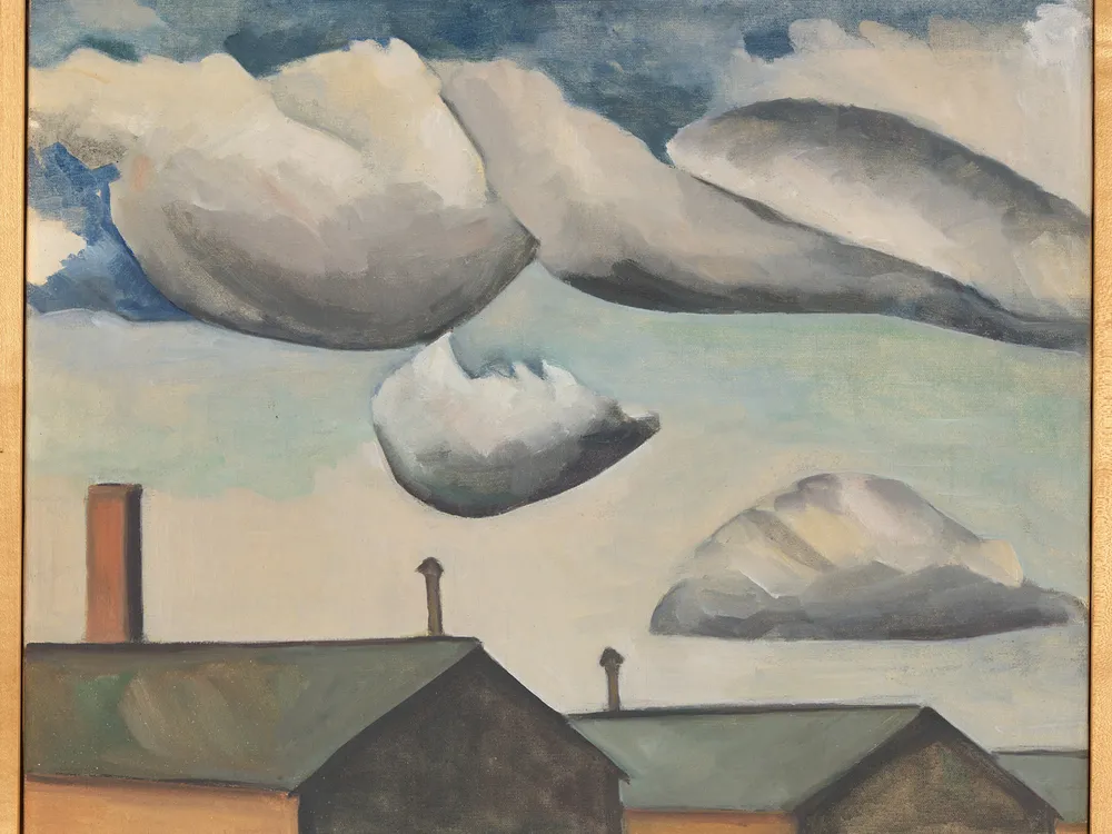 Floating Clouds, Hisako Hibi, oil on canvas, 1944