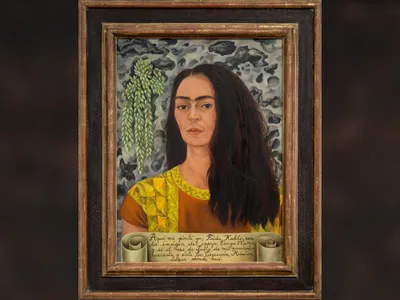 Self-Portrait With Loose Hair, Frida Kahlo, 1947