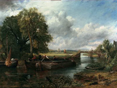 View on the Stour Near Dedham, John Constable, 1822