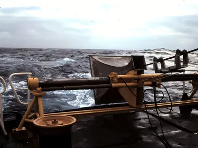 Researchers used a line array of hydrophones towed behind a ship for three weeks in the 1980s. They collected data nonstop, listening to all the sounds in the ocean. One such sound was the enigmatic &quot;quacking&quot; that one expert now says might represent a conversation.