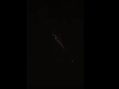 Screenshot from a video of the fireball reported to the&nbsp;American Meteor Society.